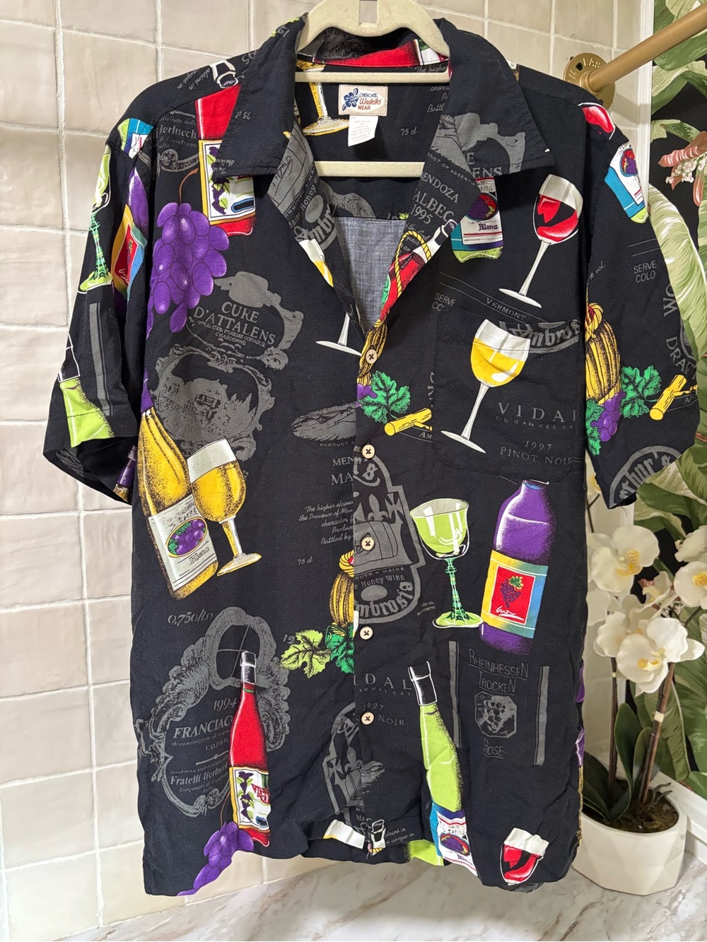 Cherokee Waikiki Wear Hawaiian Button Down Shirt
